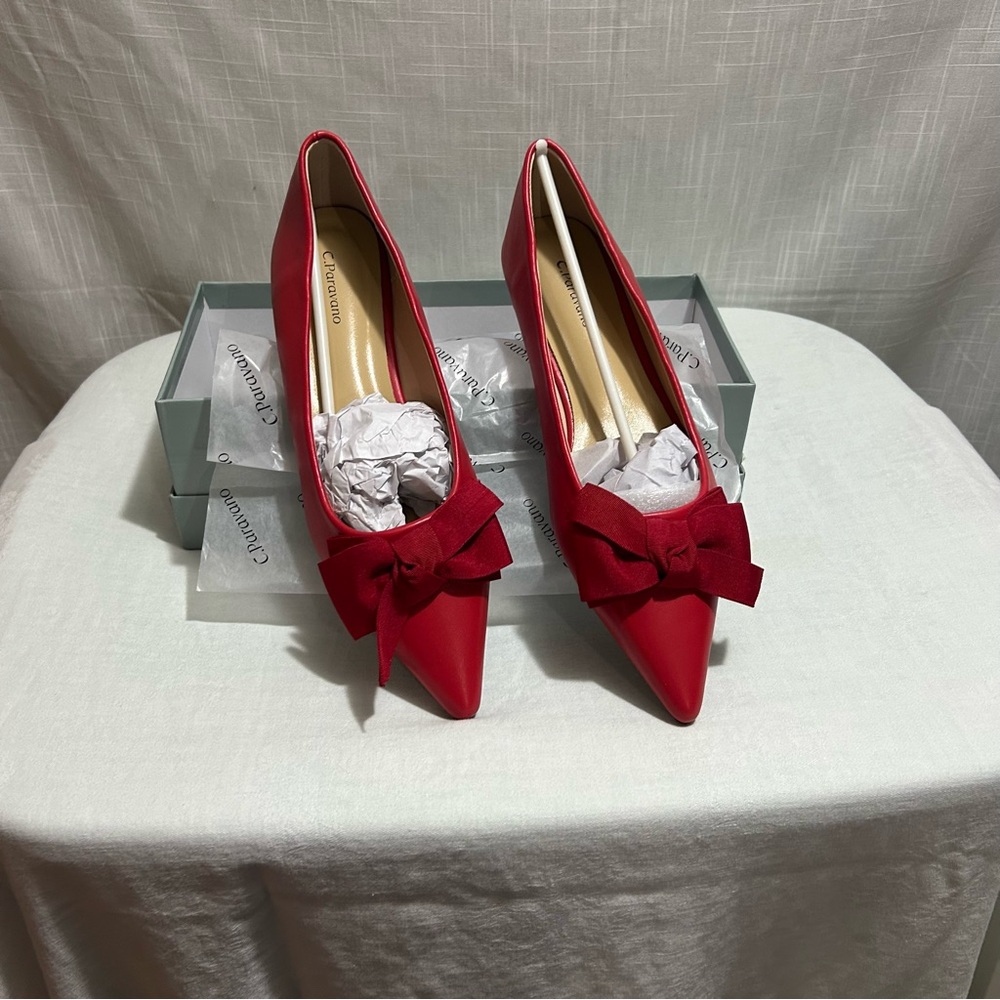 C.Paravano red flats 40 NWT